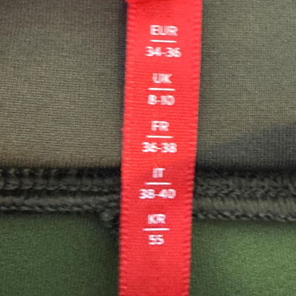 Spanx Pants Womens Small Green Faux Suede Pull On Stretch Slim Leg High Rise - Picture 4 of 9